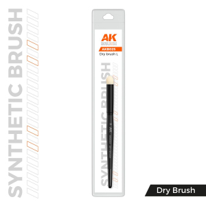 AK Interactive B025 Pędzel Dry Brush do techniki suchego pędzla L 