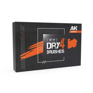 AK Interactive B103 Dry Brushes Set 