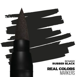 AK Interactive RCM001 Rubber Black Marker Real Color