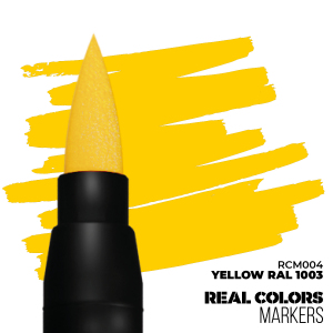 AK Interactive RCM004 Yellow RAL 1003 Marker Real Color