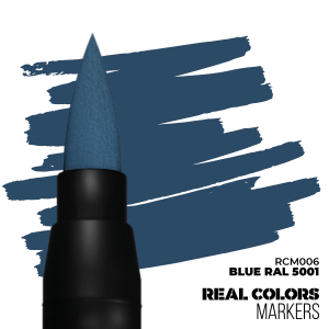 AK Interactive RCM006 Blue RAL 5001 Marker Real Color 