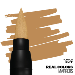 AK Interactive RCM008 Buff Marker Real Color 