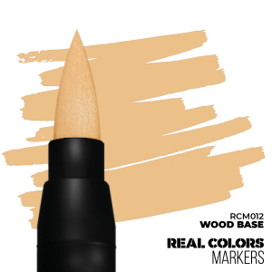 AK Interactive RCM012 Wood Base Marker Real Color 