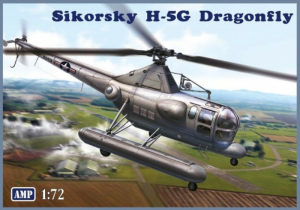 AMP 72008 uszkodzony Śmigłowiec Sikorsky H-5G Dragonfly model 1-72