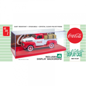 AMT 1199 Akrylowa gablotka modelarska 235x95x80mm Coca-Cola