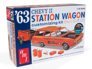 AMT 1201 model 63 Chevy II Station Wagon Customizing Kit 3 in 1