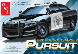 AMT 1324 Dodge Charger Pursuit Police Car 2021 1/25