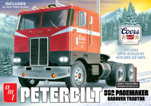 AMT 1375 Peterbilt 352 Pacemaker Cabover - Coors Beer 1/25