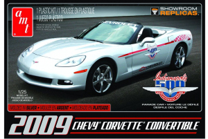 AMT 814 Chevrolet Corvette Convertible 2009 - Indianapolis 500 Parade Car 1/25 