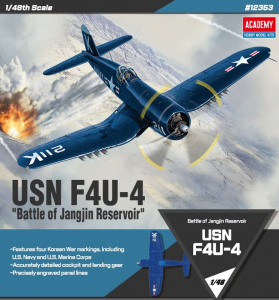 Academy 12353 Samolot USN F4U-4 Battle of Jangjin Reservoir 1-48