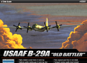 Academy 12517 USAAF Bomber B-29A Old Battler model 1/72