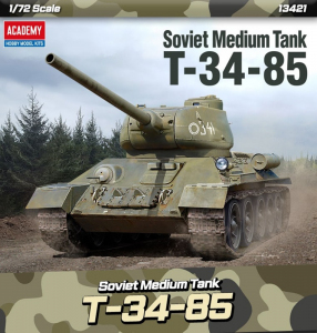 Academy 13421 Czołg T-34/85 model 1-72 polska kalkomania