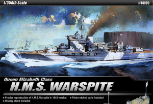 Academy 14105 HMS Warspite 1943 1/350 