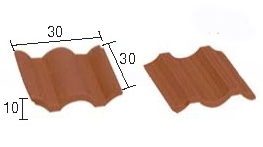 Aedes Ars 2120 Dachowka czerwona 1:10 25 szt.