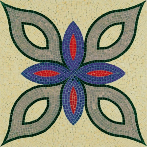 Aedes Ars 55110 Mozaika Wzór roślinny 300 x 300 mm
