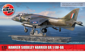 Airfix A04057A Samolot Hawker Siddeley Harrier GR.1/AV-8A model 1-72 