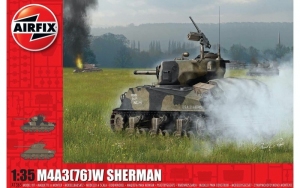 Airfix A1365 Czołg M4A3(76)W Sherman model 1-35