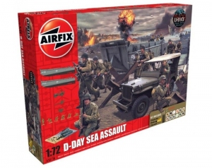 Airfix A50156A D-Day Sea Assault zestaw z farbami 1-72