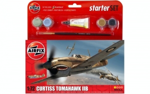 Airfix A55101 Zestaw z farbami Curtiss Tomahawk IIB