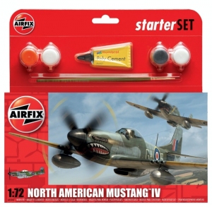 Airfix A55107 Zestaw z farbami North American Mustang IV