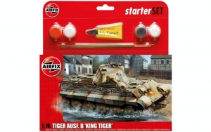 Airfix A55303 Zestaw z farbami PZ VI Ausf.B King Tiger