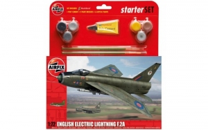 Airfix A55305 Zestaw startowy Electric Lightning F.2A z farbami