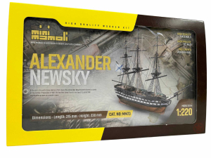 Alexander Newsky Mamoli MM73 drewniany model 1/220