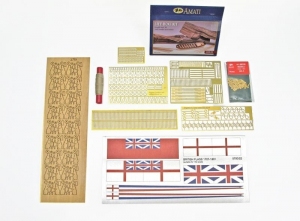 Amati 190003 Zestaw uzupełniający do modelu HMS Fly