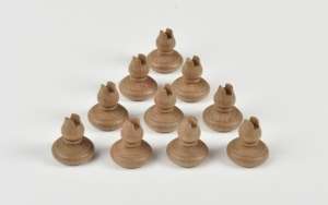 Amati 5685/02 Drewniana podstawa kolumny 28mm pod model 2szt.