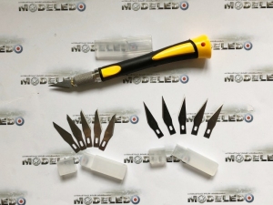 Amazing Art 19755 Nożyk modelarski z 10 zapasowymi ostrzami