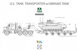 Amerykański transporter M1070 z czołgiem Abrams Takom 5002x