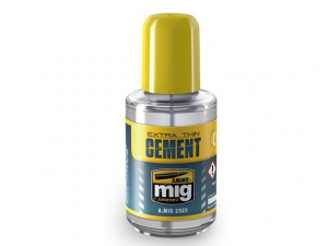 Ammo Mig 2025 Extra Thin klej modelarski do plastiku 30ml