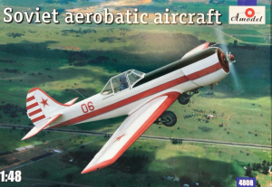 Soviet aerobatic aircraft Yak-53 Amodel 4808 in 1-48 