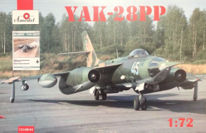 Amodel 72108-01 Samolot Jak-28PP model 1-72