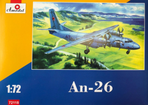 Amodel 72118 Samolot Antonov An-26 model 1-72