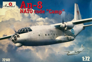 Amodel 72141 Samolot Antonov An-8 Camp model 1-72