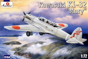 Amodel 72154 Samolot Kawasaki Ki-32 Mary model 1-72