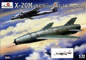 Amodel 72177 Pocisk rakietowy X-20M AS-3 Kangaroo model 1-72