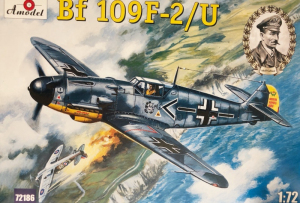 Amodel 72186 Samolot Messerschmitt Bf 109F-2/U model 1-72