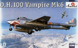 Amodel 72208 D.H.100 Vampire Mk.6