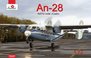 Amodel 72227 Samolot Antonov An-28 Cash model 1-72