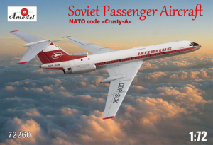 Amodel 72260 TU-134 INTERFLUG 1:72