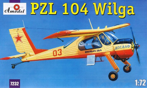 Amodel 7232 Samolot PZL 104 Wilga model 1-72