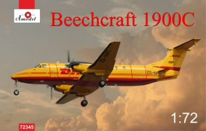 Amodel 72345 Samolot transportowy Beechcraft 1900C DHL model 1-72