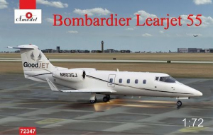 Amodel 72347 Bombardier Learjet-55 1:72