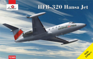 Amodel 72365 Samolot HFB-320 Hansa Jet Sharter Express model 1-72