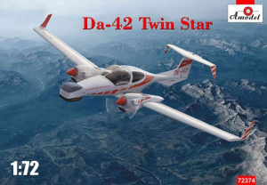 Amodel 72374 Samolot Diamond Da-42 Twin Star model 1-72