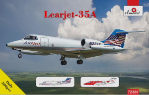 Amodel 72386 Learjet-35A 1:72