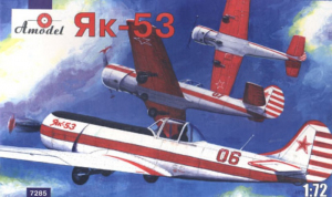 Amodel 7285 Samolot Jakowlew Jak-53 model 1-72