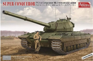 Amusing Hobby 35A013 Super Conqueror FV 214 Conqueror Mk.I with Spaced Armor 1/35